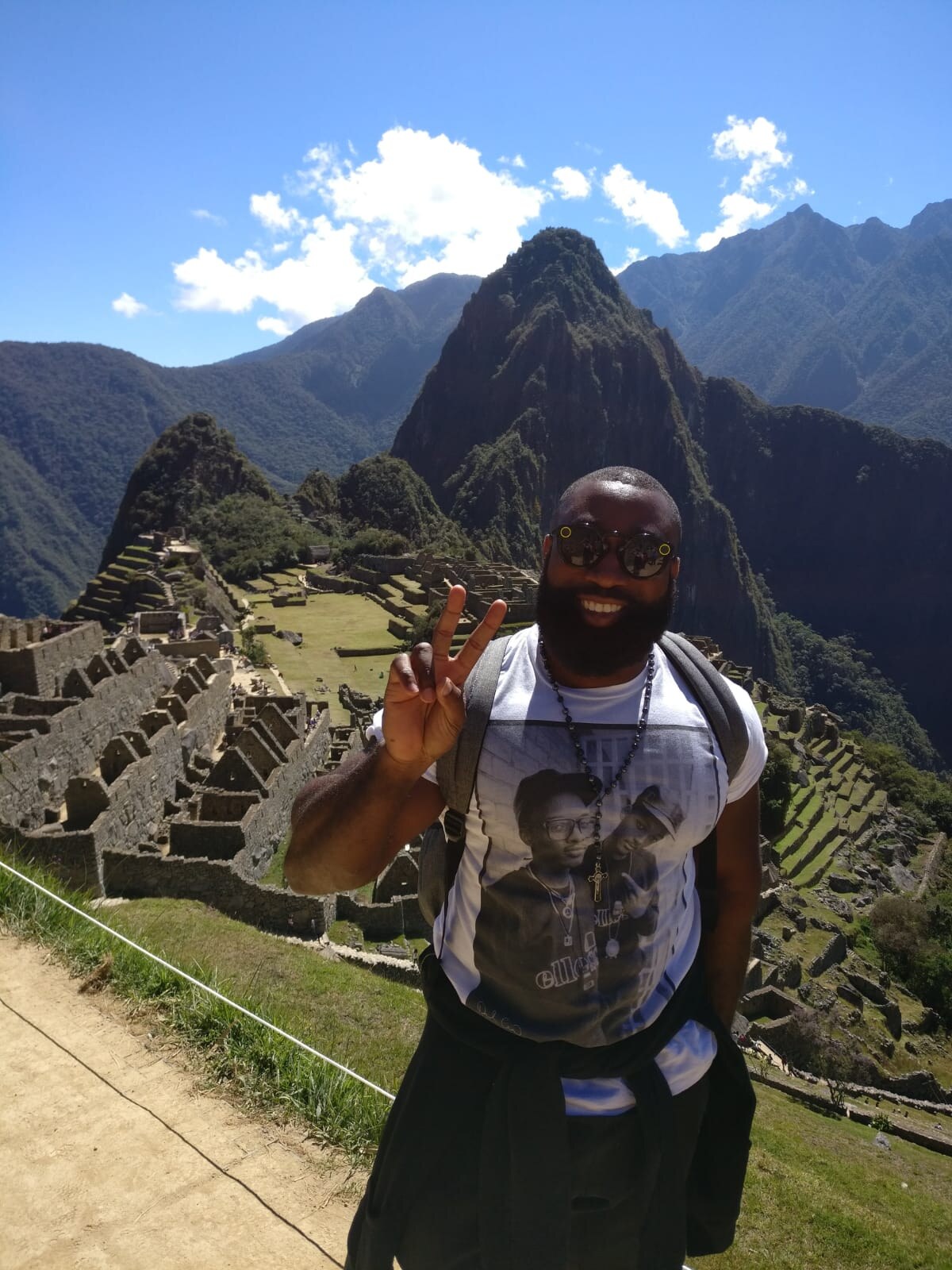 Lee Sam at Machu Picchu